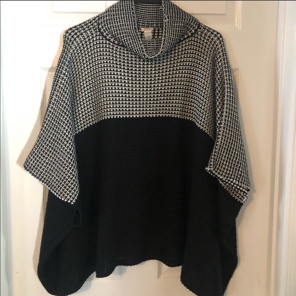 Anthropologie sweater cape
